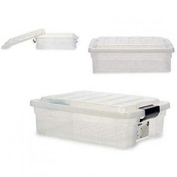 BigBuy Home S3603394 Caja con Tapa, Plástico, 35 x 14 x 47 cm