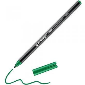 edding 1300 rotulador de color de trazo medio - verde pálido - 1 rotulador - punta redondeada 2 mm - rotulador para dibujar y escribir - rotulador para el colegio, mandalas, Bullet Journals