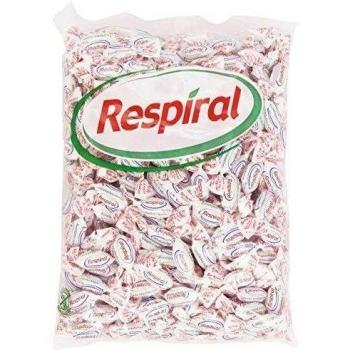 Respiral - Caramelo duro refrescante - Sabor mentol y eucalipto - 1 kg