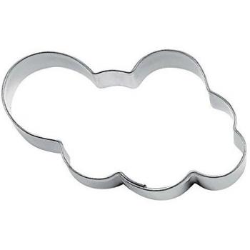 Staedter Nube Forma Cortador de Galletas, Color Plateado