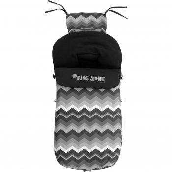 Jane  - Saco jané nest plus pushchair footmuff para silla de paseo negro/estampado