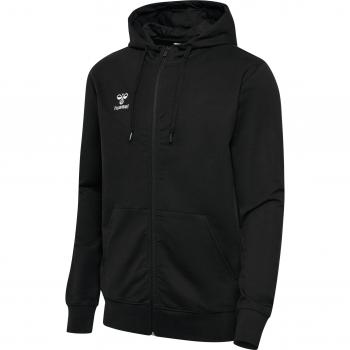 Chaqueta de entrenamiento Hummel Go 2.0 con capucha, material ligero y transpirable, diseño moderno, ajuste cómodo, cierre frontal completo, bolsillos laterales con cremallera