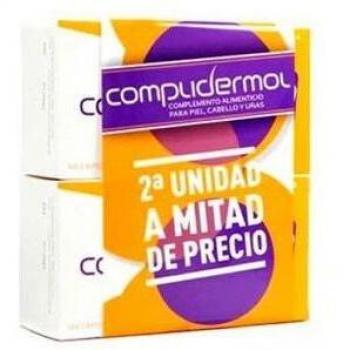 Complidermol 50+50 Cápsulas Duplo para Piel, Cabello y Uñas