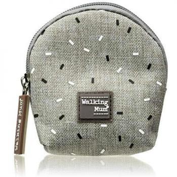 Walking Mum Tic Tic - Funda para chupete, unisex, color gris