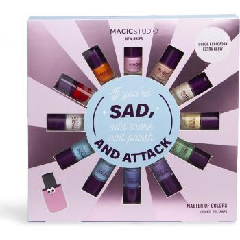 MAGIC STUDIO ESTUCHE ESMALTE DE UÑAS NEW RULES 12uds