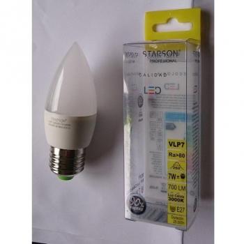 Electrodiesa. 110343 Lámpara Vela LED, Blanco