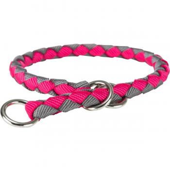 Collar de Entrenamiento Trixie Cavo Antitirones en Fucsia y Grafito - Tamaño L
