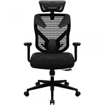 ThunderX3 YAMA3, Silla Gaming Ergonómica, Acolchado Armor, Ajustable, Negro