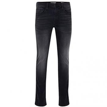 Jeans 5 Bolsillos Blend BHJet para Hombre, Talla 31, Largo 34, Negro Desgastado