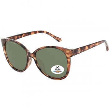 Montana Eyewear MP74 Polarized Sunglasses - Tortoiseshell for Men, Size 57; Cat Eye Women's Shiny Havana Soft Demi G15 Green Polarized - Brown, One Size