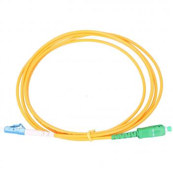 Cable de fibra óptica Extralink SC LC FTTH G.652D Amarillo