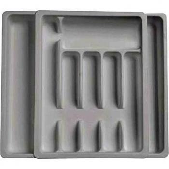 Excelsa onda Plus Extensible blanco bandeja de cajón para cubiertos