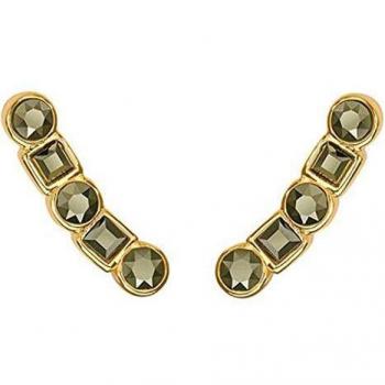Adore Jewelry pendientes para mujer Chapado en oro con piedra