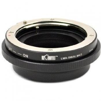 Adaptador de Montura de Lente Kiwi Photo LMA-SM(A)_M4/3 para Olympus y Sony A/Minolta