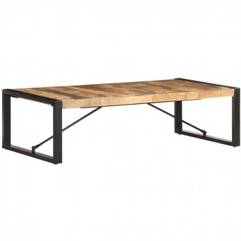 vidaXL Rough Mango Wood Coffee Table 140x70x40 cm