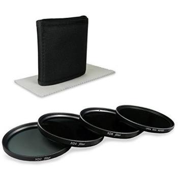 ND Pack de filtros 46mm Compatible con Panasonic Lumix DMC-FZ28 | DMC-GF6 | DMC-GX7 - Incl. Filtros