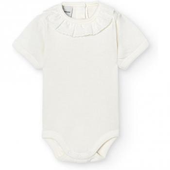 BABIDÚ - Pack de 2 bodys manga corta cuello batista