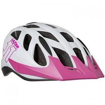 Lazer Niños J1 Bicicleta Casco, Todo el año, Infantil, Color White/Pink, tamaño Talla única