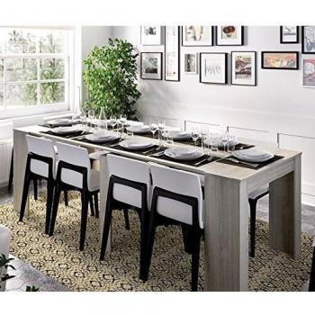LIQUIDATODO ® - Mesa consola extensible moderna y barata de 51cm a 239cm en gris