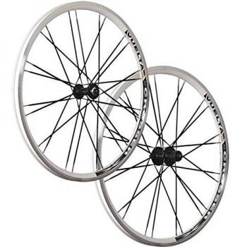 Juego de ruedas para bicicleta 26 pulgadas Crosser x II Shimano HB / FH-RM40 blanco 24 agujeros