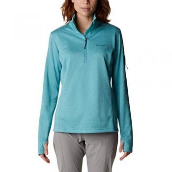 Forro Polar con Media Cremallera Columbia Park View™ Grid para Mujer en Sea Wave Heather XL