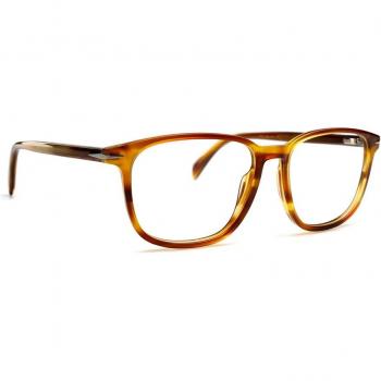 David Beckham Unisex Classic Brown Horn Sunglasses DB 1017 EX4 17 55