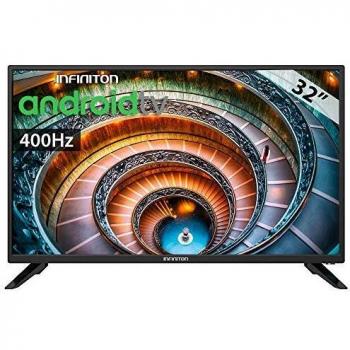 TV LED INFINITON 32 TV INTV-32LA HD - Android TV- Smart TV - TDT2 - WiFi - USB Grabador