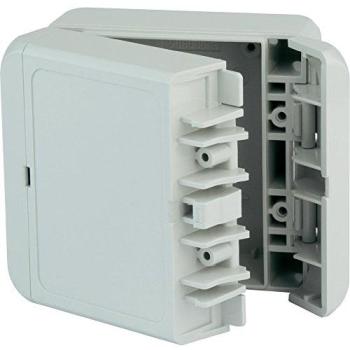 Bocube B 221306 - Caja exterior IP68 de policarbonato, 231x125x60 mm, color gris claro RAL 7035