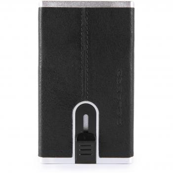 Piquadro RFID Credit Card Holder Vertical Black Male ONE SIZE