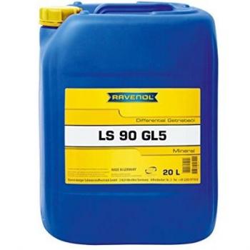 Aceite de transmisión diferencial RAVENOL LS 90 SAE 90 API GL-5 para ejes y camiones