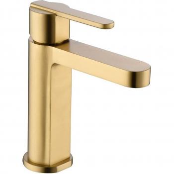 Grifo monomando de lavabo Roma Imex - IMEX BDR001-1OC oro cepillado