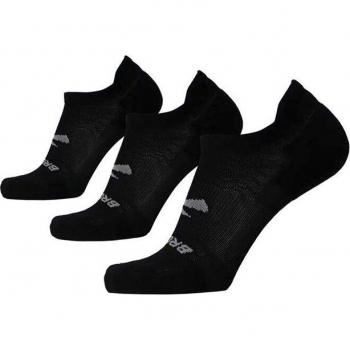 Calcetines de running Brooks Run-In No Show 3-Pack Black