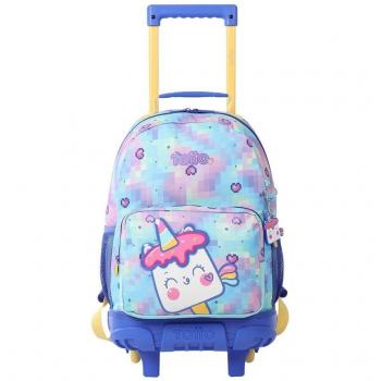 Mochila con Ruedas Mediana Totto Cremy para Niños