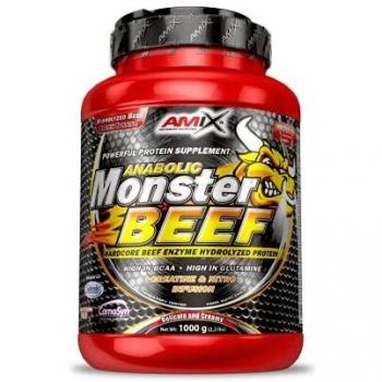 Monster Beef Protein Chocolate 1kg - Suplemento Alimenticio de Proteína de Ternera para Mejora del Rendimiento