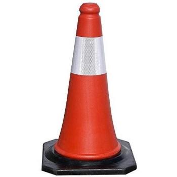 WOLFPACK LINEA PROFESIONAL 15050425 Cono señalización, Base Goma 75 cm, Cranberry