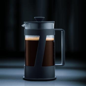 Bodum Crema - Cafetera, 8 tazas, 1 l, plástico, color negro