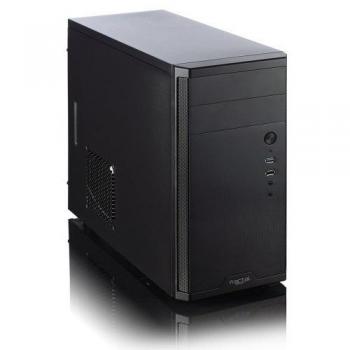 Fractal Design Core 1100 Series Micro ATX - Carcasa para Torre de Ordenador, Color Blanco y Negro