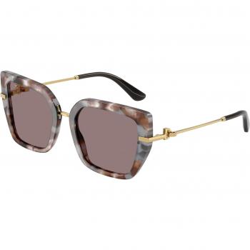 Dolce & Gabbana DG 4474 Women's Sunglasses Acetate Turtle Pattern Butterfly Design, 53 MM