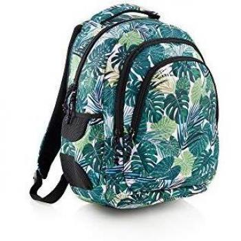 Miquelrius 19617 - Mochila Triple Reforzada Tropical, Verde