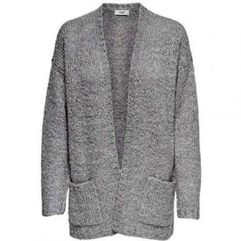 JACQUELINE de YONG JDYDELIGHT L/S Noos Cardigan KNT Suéter, Gris Claro, S para Mujer
