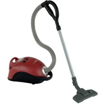 Theo Klein 6828 Aspiradora Bosch, Réplica fiel al original, Con función de aspirado y sonido a pilas, Medidas: 19 cm x 25 cm x 74 cm, Juguete para niños a partir de 3 años