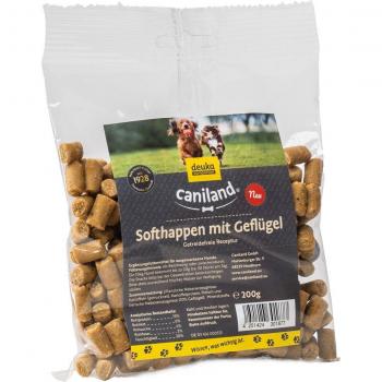 Caniland Soft Bites sin cereales con ave - 2 x 200 g - Pack Ahorro
