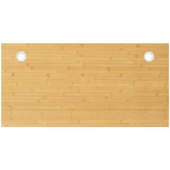 Tablero de escritorio de bambú 100x50x2,5 cm Vidaxl Marrón