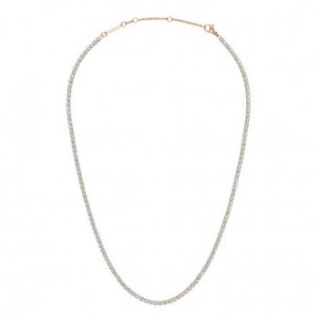 Collar de Tennis Daniel Wellington para mujer en Oro Rosa - DW00400390, 40-44 cm