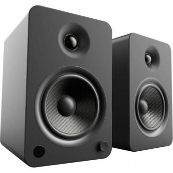 Kanto YU6 Powered Speakers with Bluetooth and Phono Preamp, Matte Black