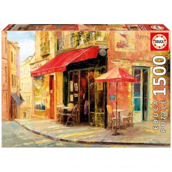 Educa Borras Puzzle Hillside Cafe 1500 Piezas, Haixia Liu