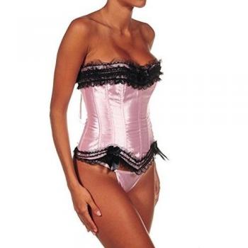 Intimax corsets lencería y moda Pink Girl Bustier, Rosa, S para Mujer
