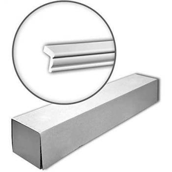 Caja de Cornisa Decorativa Profhome 150258 - 28 Piezas, 56 metros, Color Blanco, Pretratada