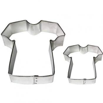 PME Cortadores para Pasteles y Galletas en Forma de Camiseta, Tamaños Grande y Pequeño, Juego de 2