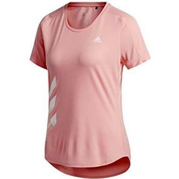 adidas Run It tee 3s W Camiseta de Manga Corta, Mujer, Glory Pink, XL